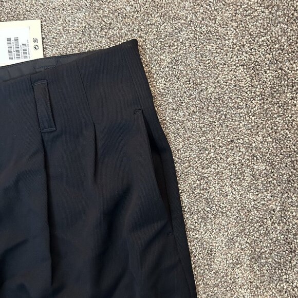 Giuliva Heritage Women's Ankle Trousers Pants Size 16 Black Pleated x H&M NWT - Picture 5 of 16